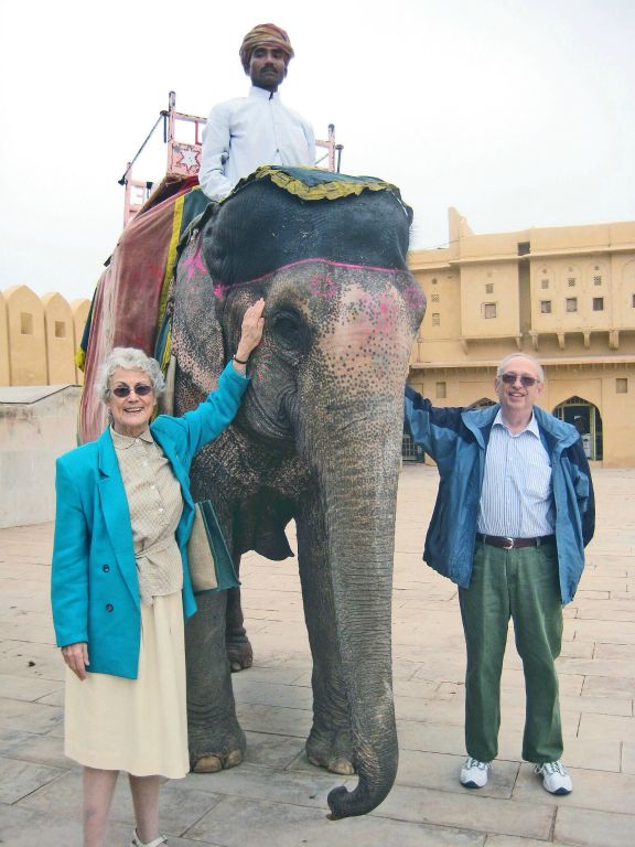 Here we are with our elephant and driver.